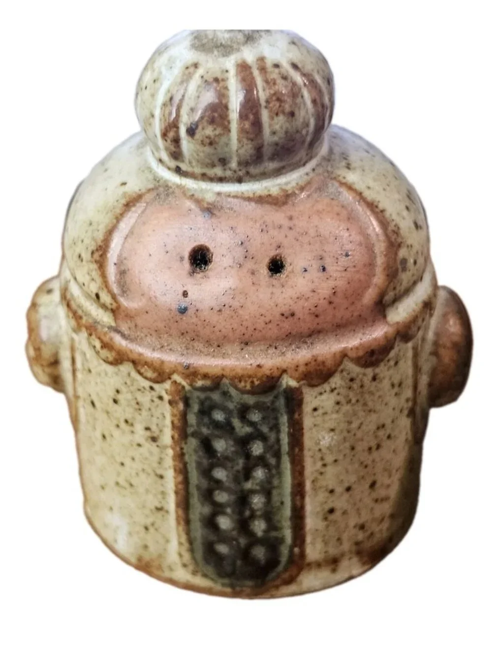 Vintage Knobler King & Queen Salt And Pepper Shakers Stoneware, Made In Japan
